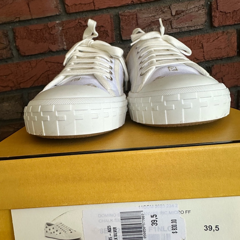 Fendi canvas domino sneakers - Picture 2 of 7